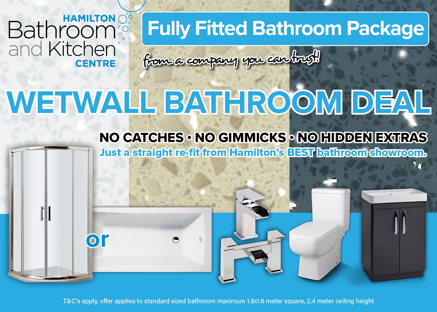 Complete Fitted Luxury Bathroom Packages Hamilton